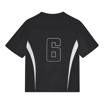 Stilren football league jersey i sort fra Bareen