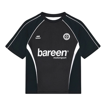 Stilren oversized t-shirt i sort fra Bareen