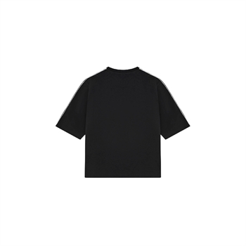 Bareen Box Fit Logo T-shirt Sort