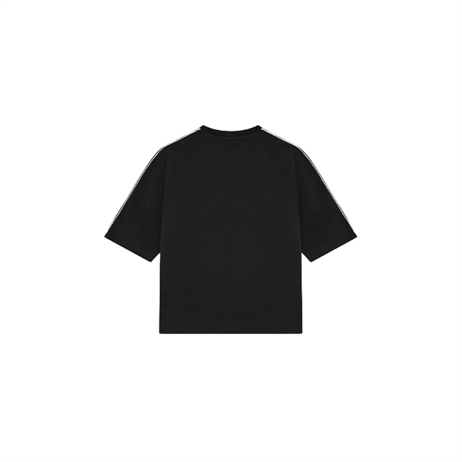 Bareen Box Fit Logo T-shirt Sort