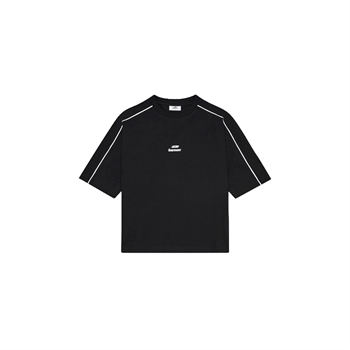 Bareen Box Fit Logo T-shirt Sort