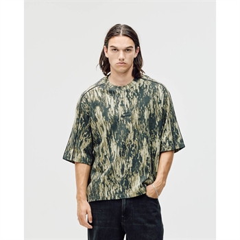 Bareen Box Fit Logo T-shirt Camo