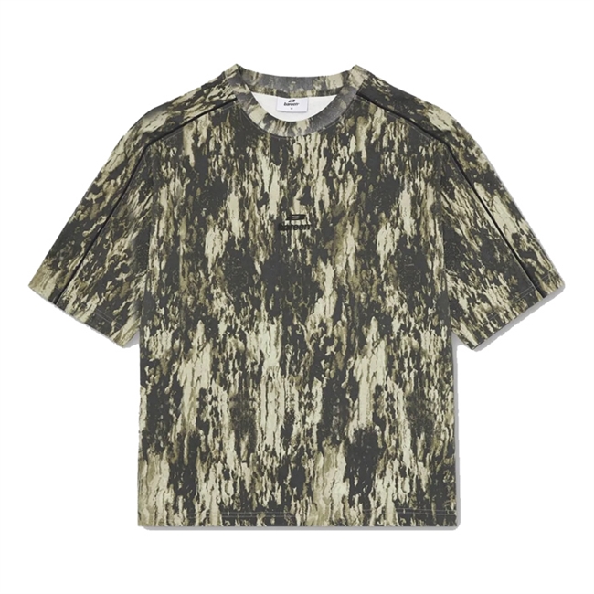 Bareen Box Fit Logo T-shirt Camo