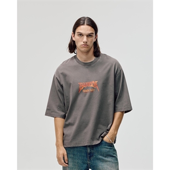 Bareen Box Fit World Tour T-Shirt Vasket Sort