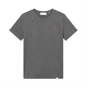 Casual Grå T-Shirt fra Les Deux med Logo