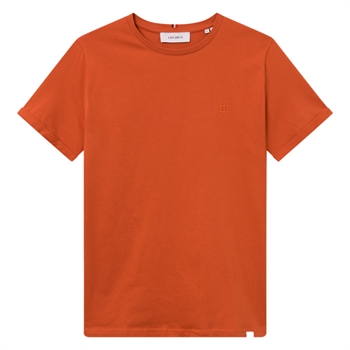 Basic Tee i Farven Court Orange