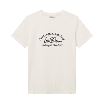 Casual Beige T-Shirt fra Les Deux med Motiv