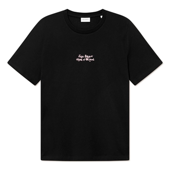 Smart sort t-shirt fra Les Deux med motiv