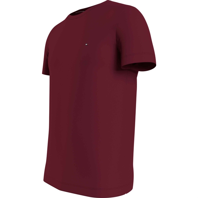 Mørke Rød Basis T.Shirt fra Tommy Hilfiger.