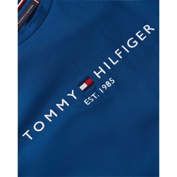 Flot blå Tommy Logo T-Shirt.