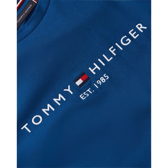 Flot blå Tommy Logo T-Shirt.