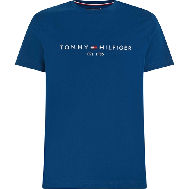 Flot blå Tommy Logo T-Shirt.