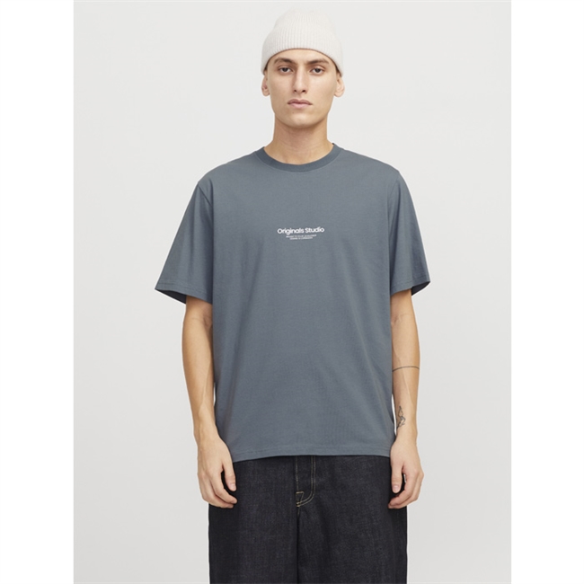 Lækker crew neck t-shirt i støvet grå fra Jack & Jones
