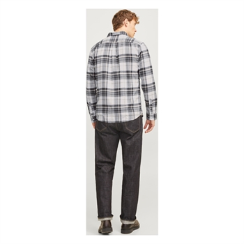 Klassisk ternet skjorte fra Jack & Jones i grå