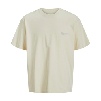 Moderne off white t-shirt med print på ryggen fra Jack & Jones