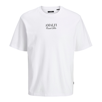 Moderne hvid t-shirt med print fra Jack & Jones