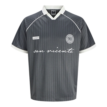Moderne football t-shirt i grå fra Jack & Jones