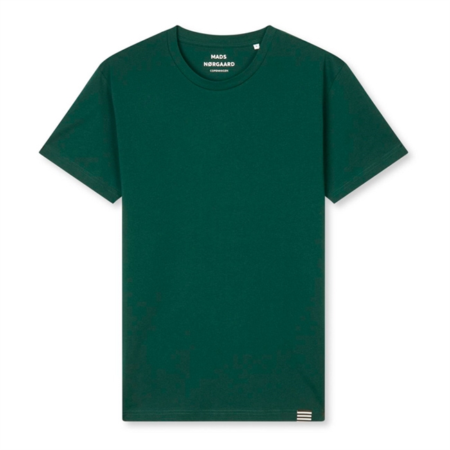 Pæn mørkegrøn t-shirt fra Mads Nørgaard