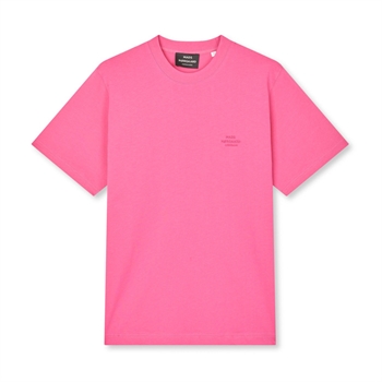Mads Nørgaard Cotton Jersey Frode Logo T-Shirt Lyserød