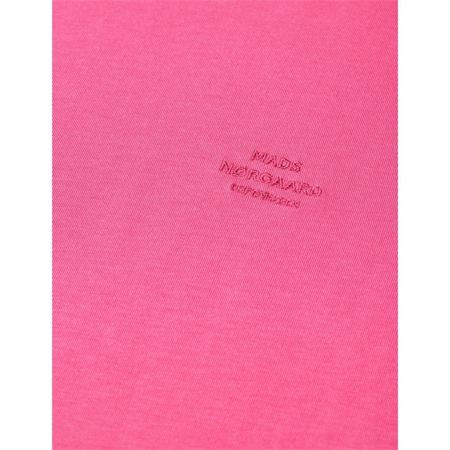 Mads Nørgaard Cotton Jersey Frode Logo T-Shirt Lyserød