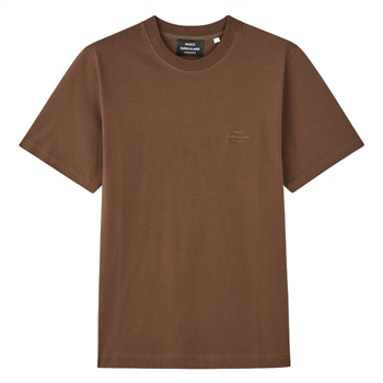 Mads Nørgaard Cotton Jersey Frode Logo T-Shirt Brun