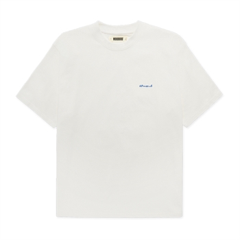 Moderne t-shirt i off white med print på ryggen fra Woodbird