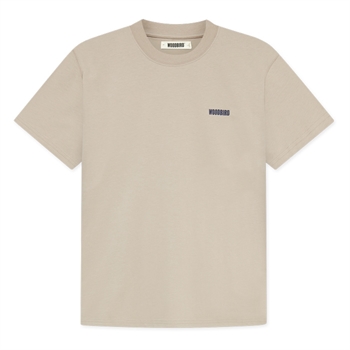 Moderne oversized t-shirt i beige med print på ryggen fra Woodbird