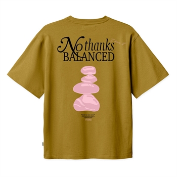 Moderne mørke grøn t-shirt med print på ryggen fra Woodbird