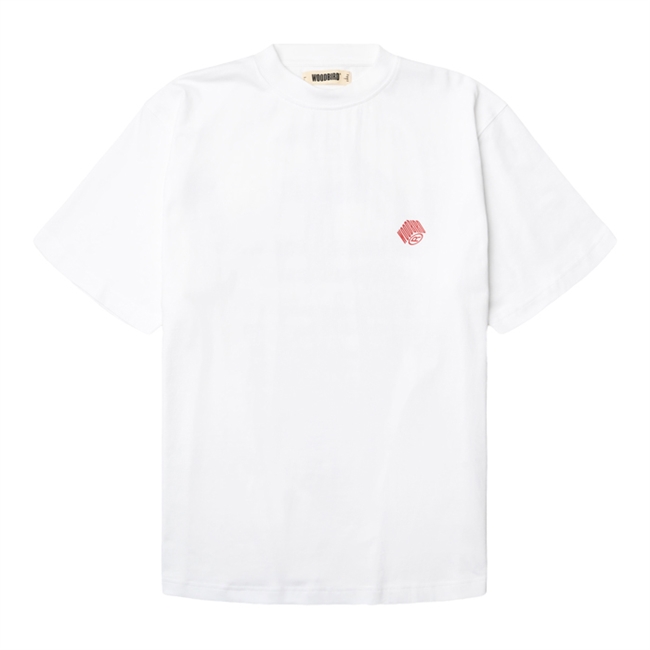 Stilren t-shirt med print på ryggen fra Woodbird