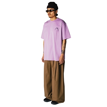 Woodbird Baine Warp T-Shirt Dusty Violet