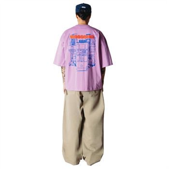 Woodbird Beam Tram T-Shirt Dusty Violet
