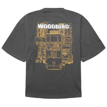 Woodbird Beam Tram T-Shirt Slate Blue