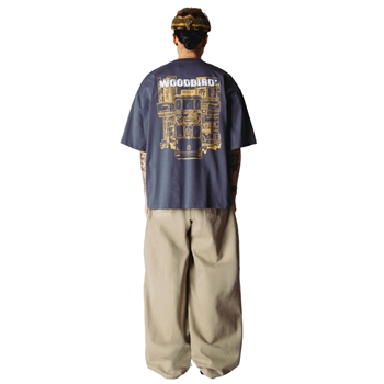 Woodbird Beam Tram T-Shirt Slate Blue
