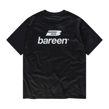 Bareen Box Fit Logo T-Shirt Sort