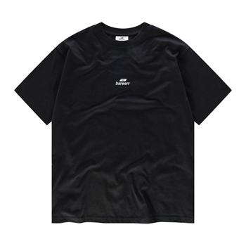 Bareen Box Fit Logo T-Shirt Sort