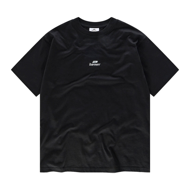 Bareen Box Fit Logo T-Shirt Sort