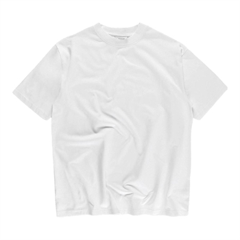 Clean box fit / oversized t-shirt i hvid fra Bareen