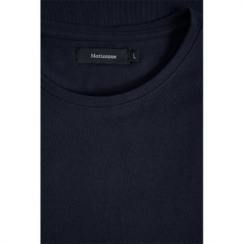 Blå Basis T-Shirt med Stræk fra Matinique.