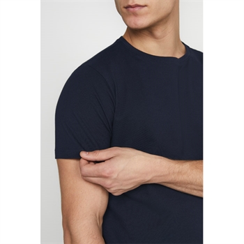 Blå Basis T-Shirt med Stræk fra Matinique.