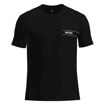 Stilren T-Shirt fra BOSS med lille print på brystet