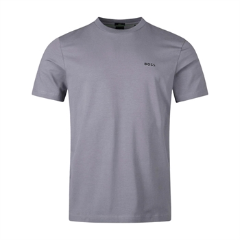 Klassisk grå t-shirt med logo fra BOSS