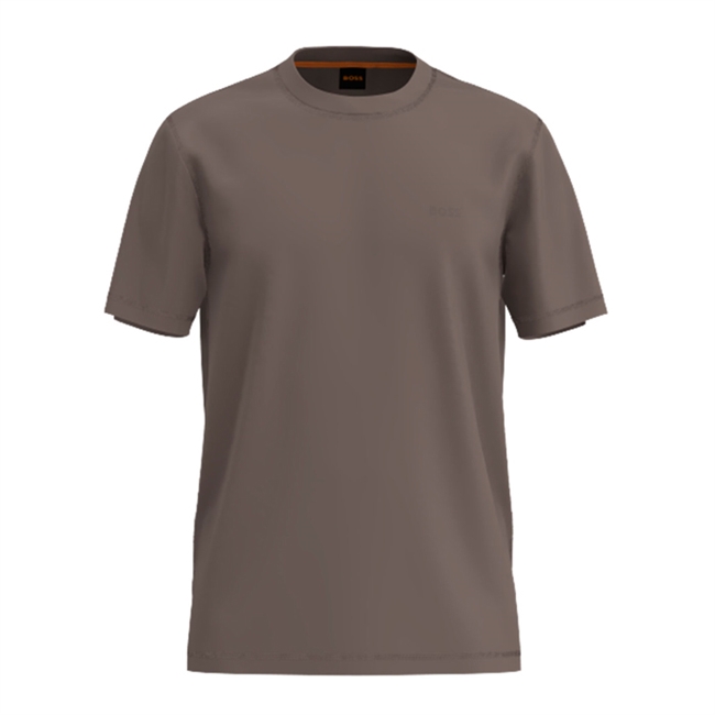Lækker brun t-shirt fra BOSS med logo