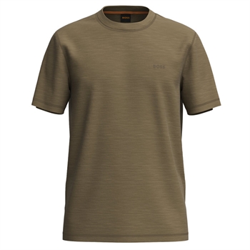 Flot Casual T-Shirt fra BOSS i Grøn.
