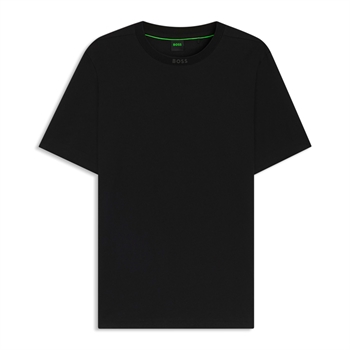 Klassisk pæn t-shirt i sort med logo fra BOSS