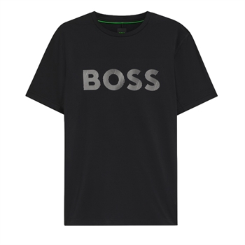 Boss Active Logo T-shirt Sort