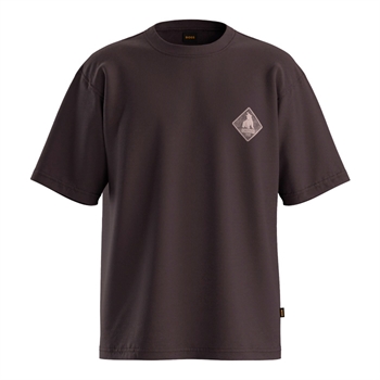 BOSS Te_Tools T-Shirt Mørkebrun
