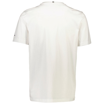 Smart hvid t-shirt med print på brystet fra Bison