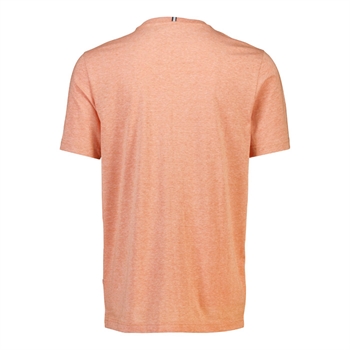 Enkel og pæn t-shirt i orange med print fra Bison