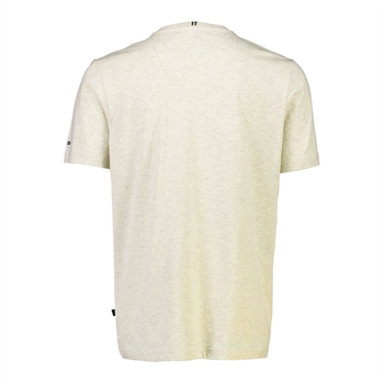 Smart t-shirt i sand farve med print fra Bison