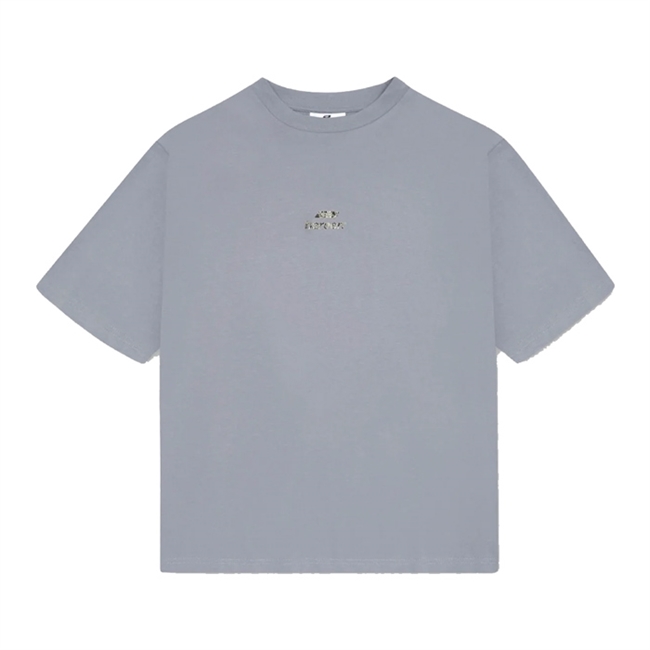 Bareen Box Fit Camo Logo T-Shirt Grå til mænd